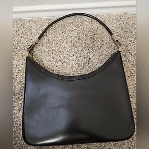 Gucci Black Leather Shoulder Bag